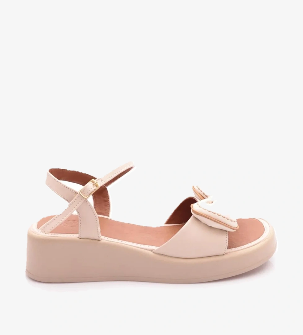 7002 Kadin Fiyonk Detayli Sandalet