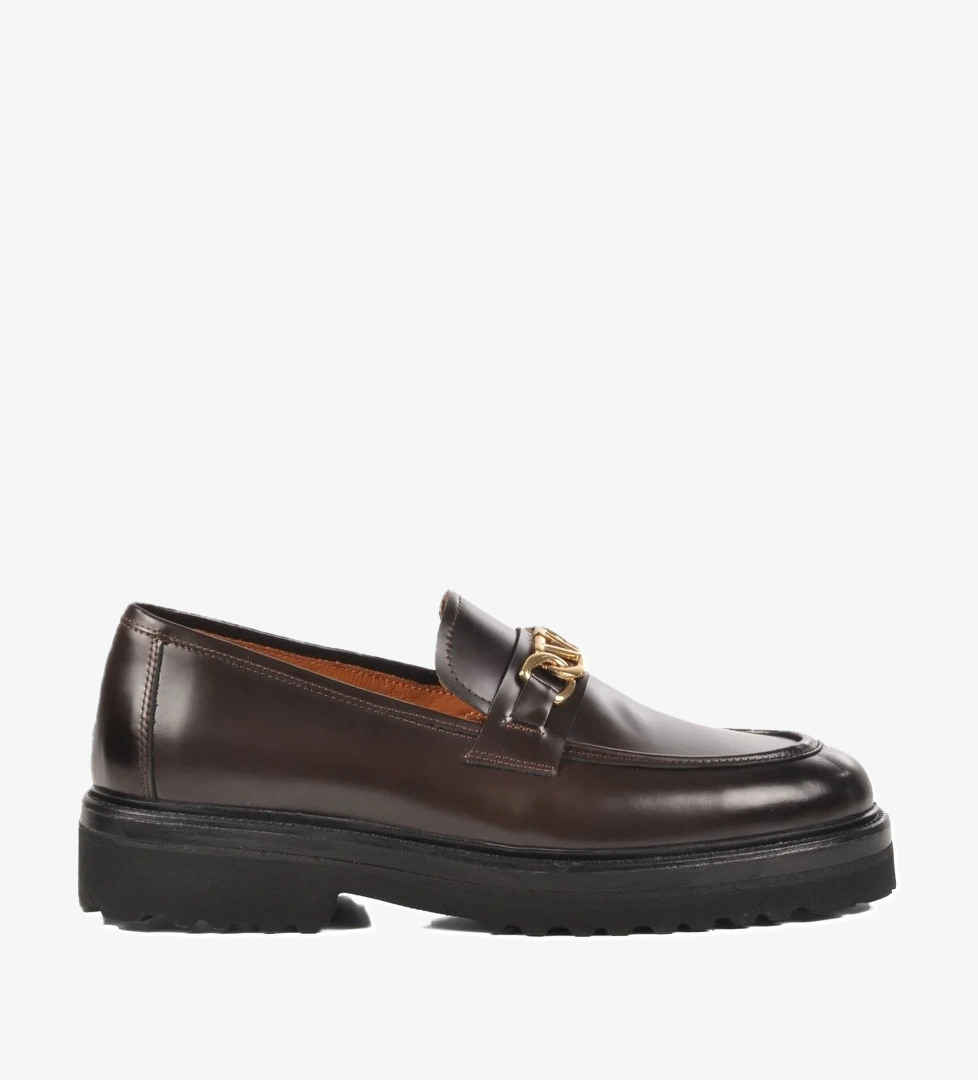 A Spor Aspor Kahve Açma Hakiki Deri Erkek Klasik Ayakkabı model görseli