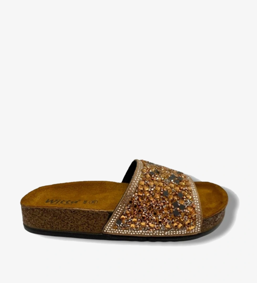 55406-25 Karma Taşli Anatomik Kadın Terlik