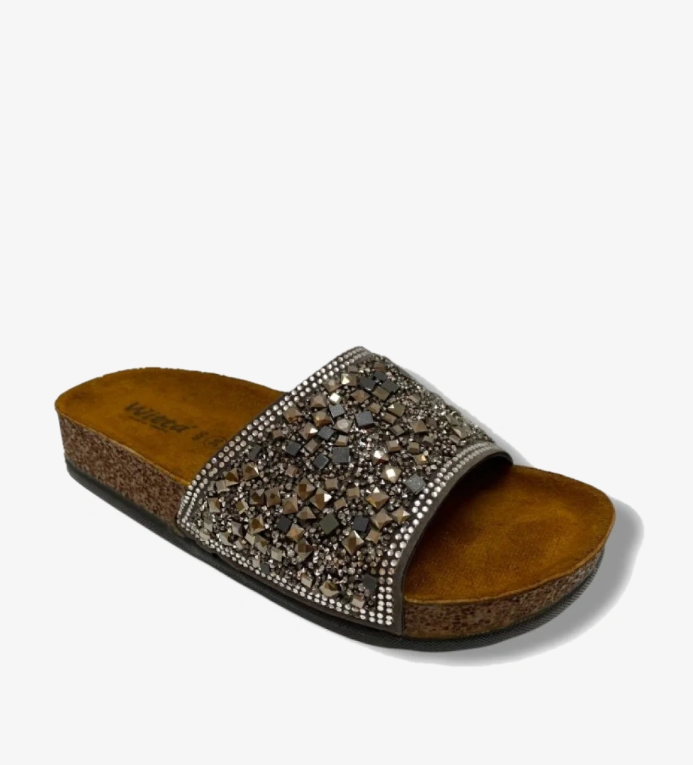 55406-25 Karma Taşli Anatomik Kadın Terlik