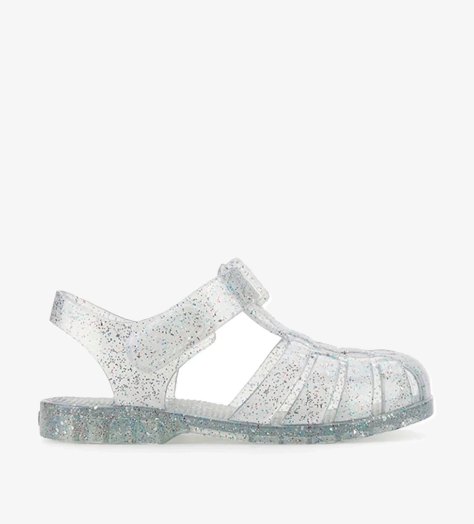 S10329 Clasica Cristal Çocuk Sandalet - Görsel 1