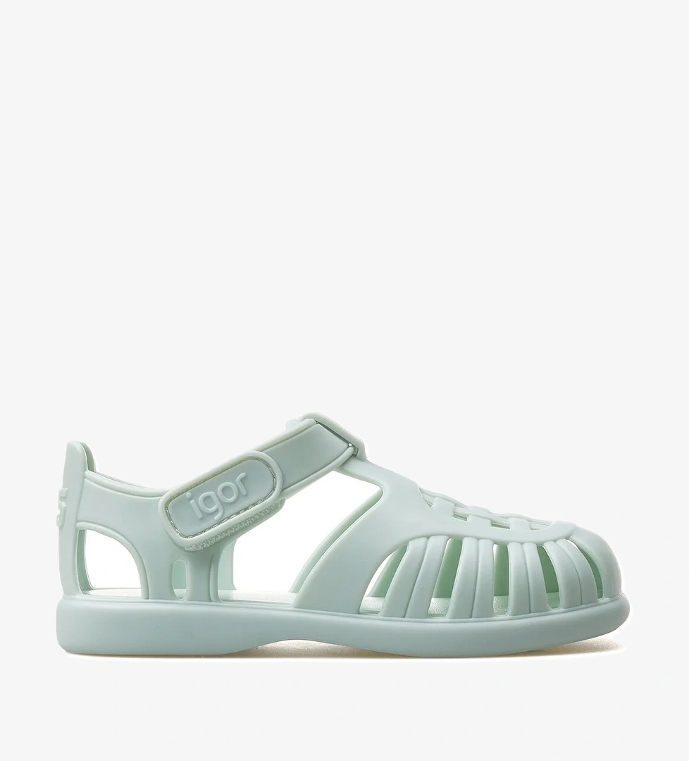 İgor Tobby Solıd Unısex Kaymaz Taban Çocuk Sandalet (18-29) 22y Ks10271-tobby Solıd Mint