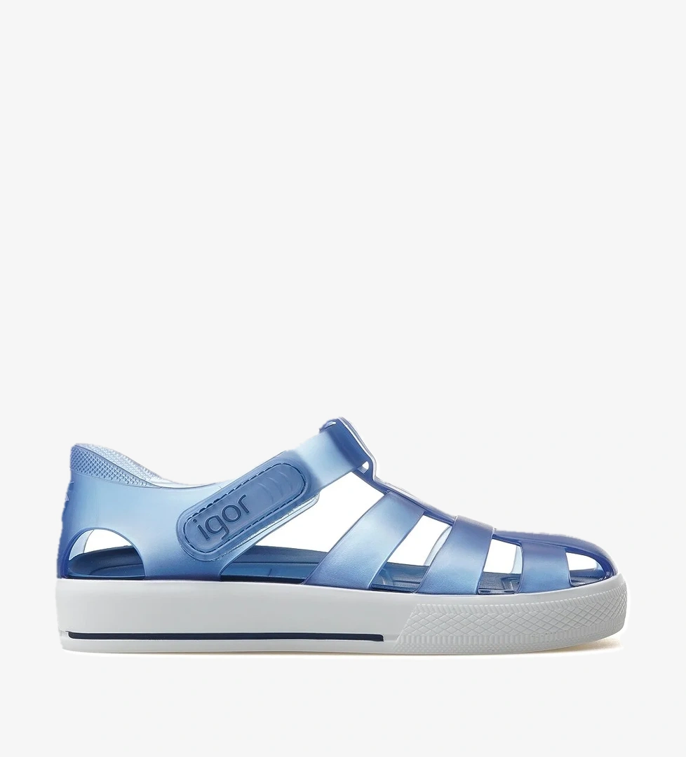 İgor Star Kaydırmaz Taban Çocuk Sandalet 22y Ks10171-star Lacivert
