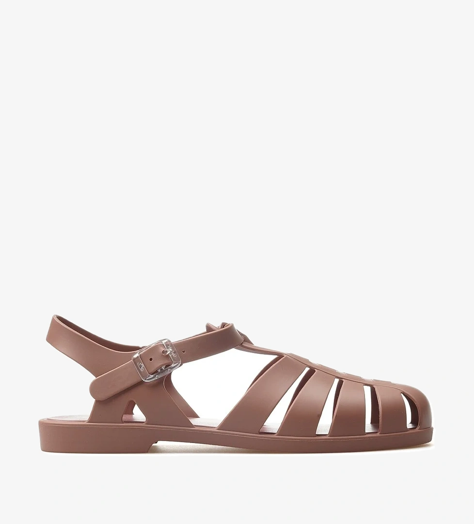 İgor Bıarrıtz Mate Kaydırmaz Taban Kadın Sandalet (36-41) 23y Ks10259 Bıarrıtz Mt Gül Kurusu - Görsel 1