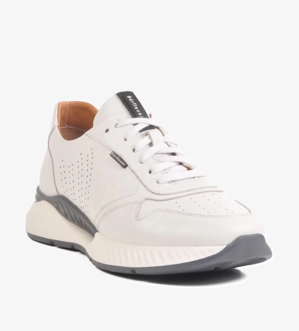 Walkway Beyaz Hakiki Deri Erkek Sneaker Dr.Flexer 758803 model görseli