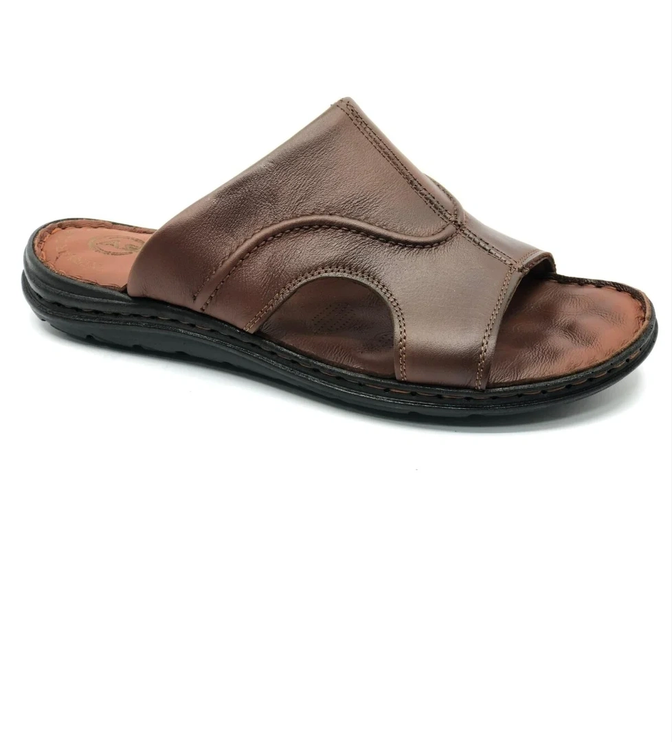 Asker 1925 %100 Hakiki Deri Erkek Full Ortapedik Terlik model görseli