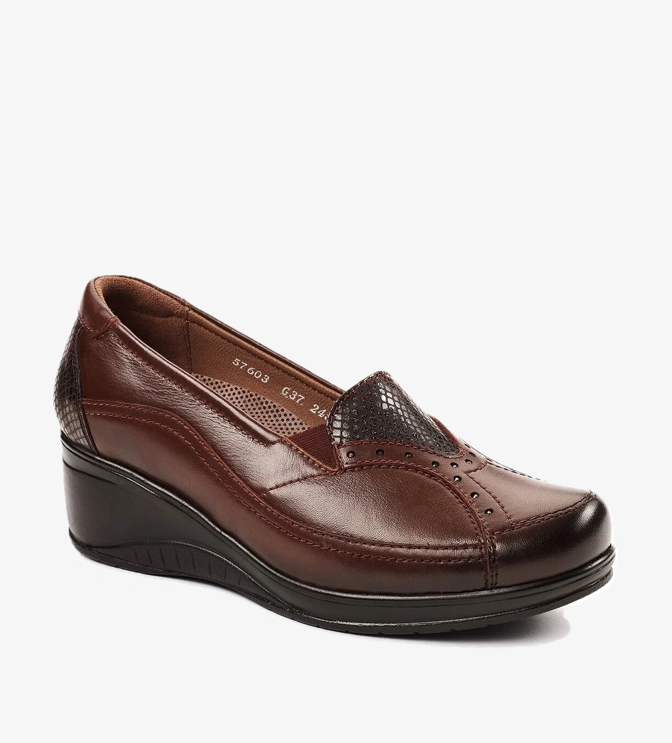 Forelli 57603 Rosa Kadın Dolgu Topuklu Klasik Ayakkabı model görseli