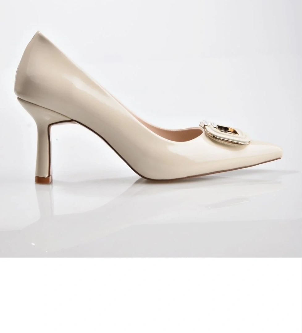 Erdal Koçyiğit Ayakkabı Ek Park Moda K2003 Kadın Tokalı Topuklu Ayakkabı model görseli