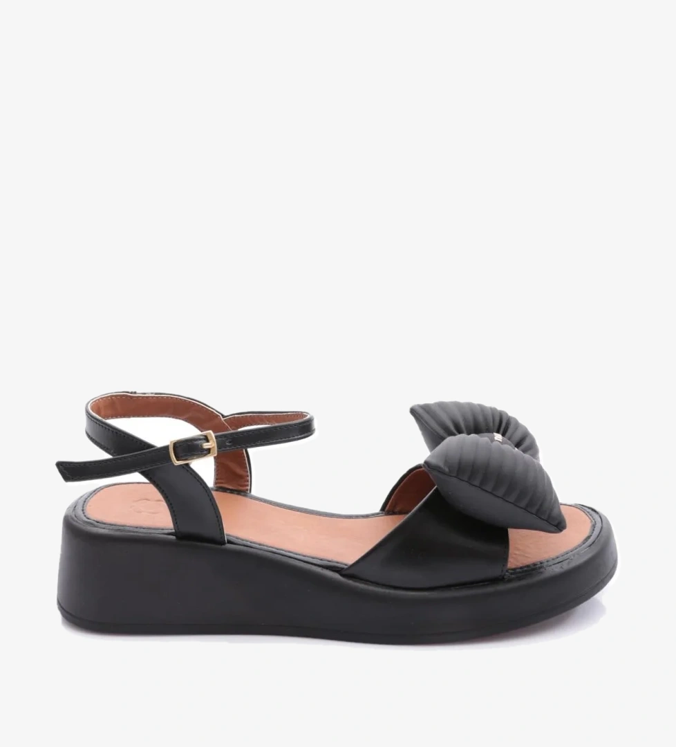 7001 Kadin Fiyonk Detayli Sandalet - Görsel 1