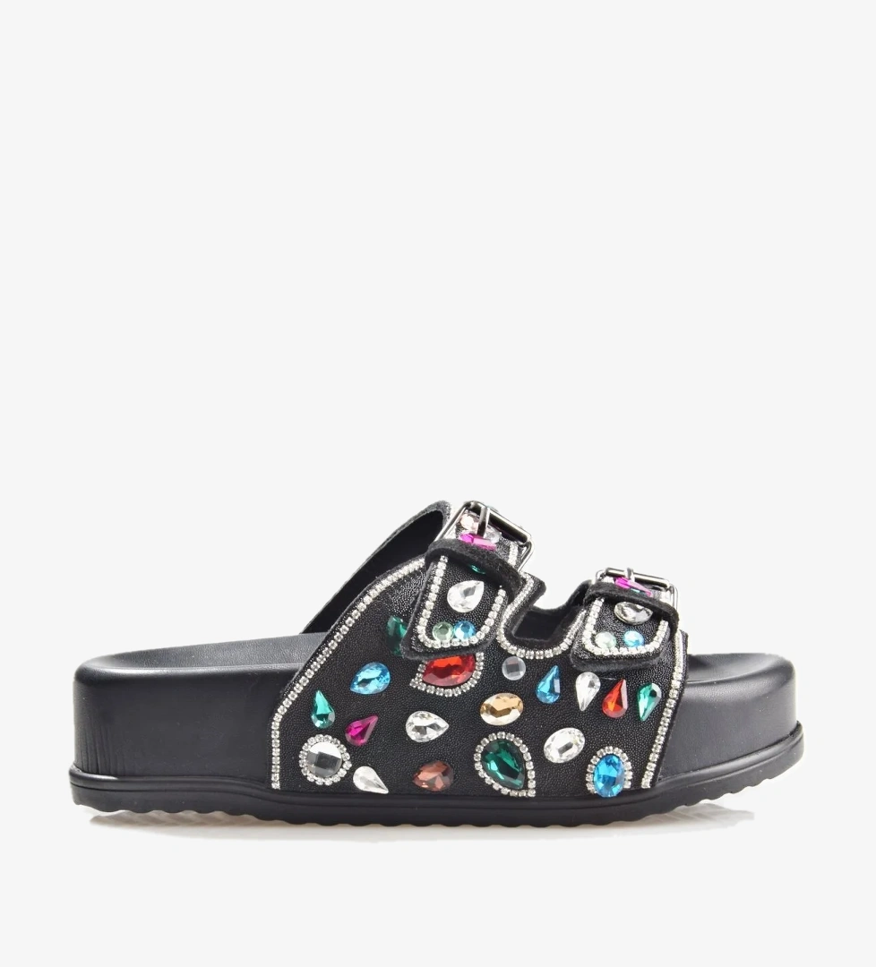 8182 Kadın Taşlı Terlik