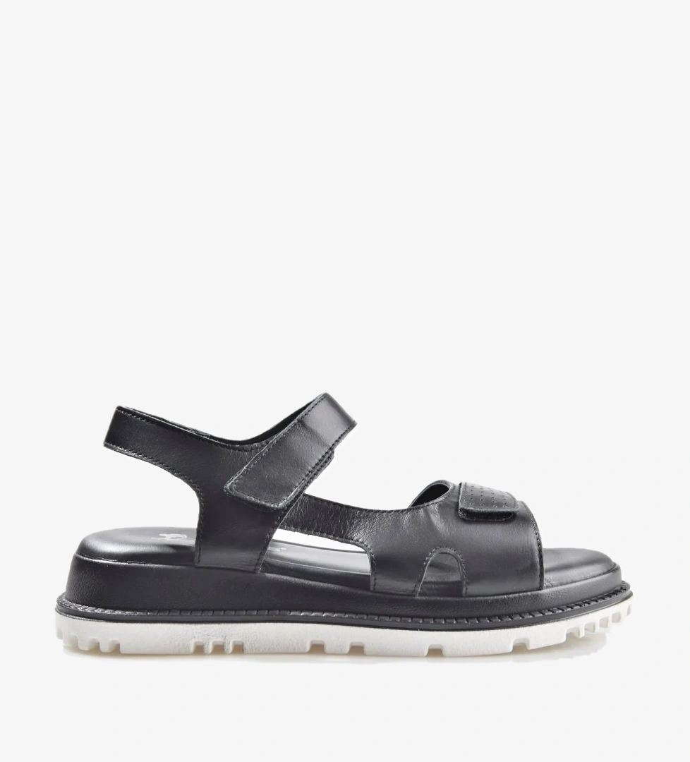 25470014 Kadın Hakiki Deri Ortopedik Sandalet