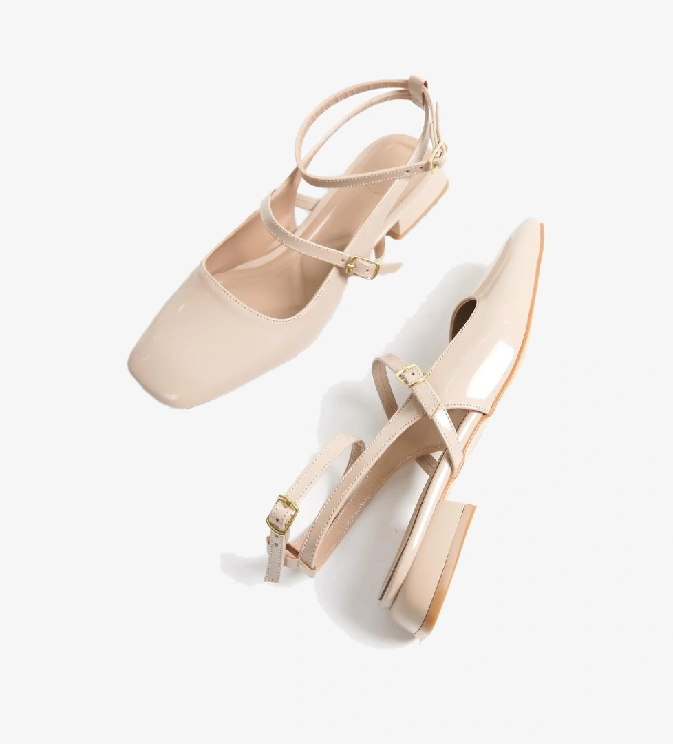 Atika Ten Rugan Mary Jane Babet Kısa Topuklu Günlük Ayakkabı - Görsel 1