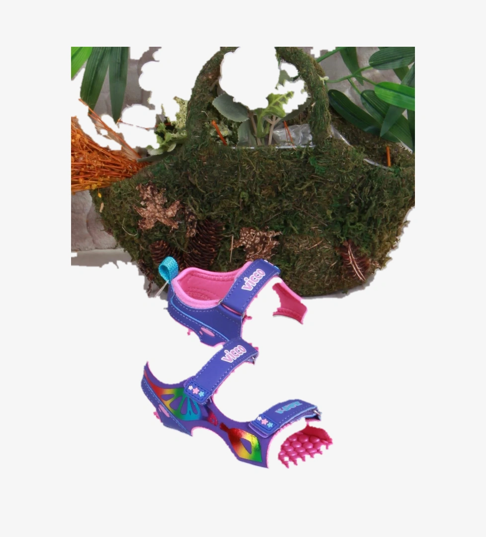 Vicco 332.P25Y.210 Mor But Anatomik Işıklı Kız Çocuk Sandalet model görseli