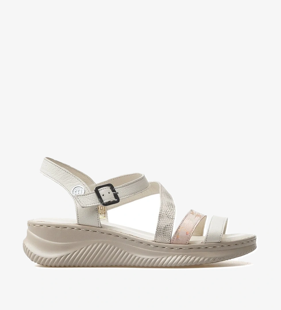 Mammamia Kadın Hakiki Deri Günlük Sandalet 25y D25ys-2365 Z Kemik Kot Mavi model görseli