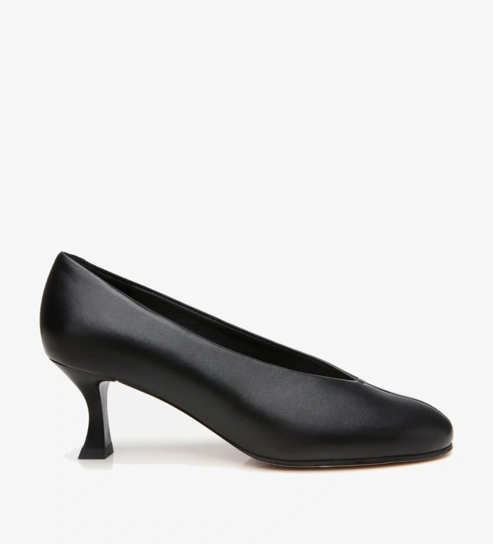 Hotiç Kadın Deri Siyah İnce Topuklu Ayakkabı model görseli