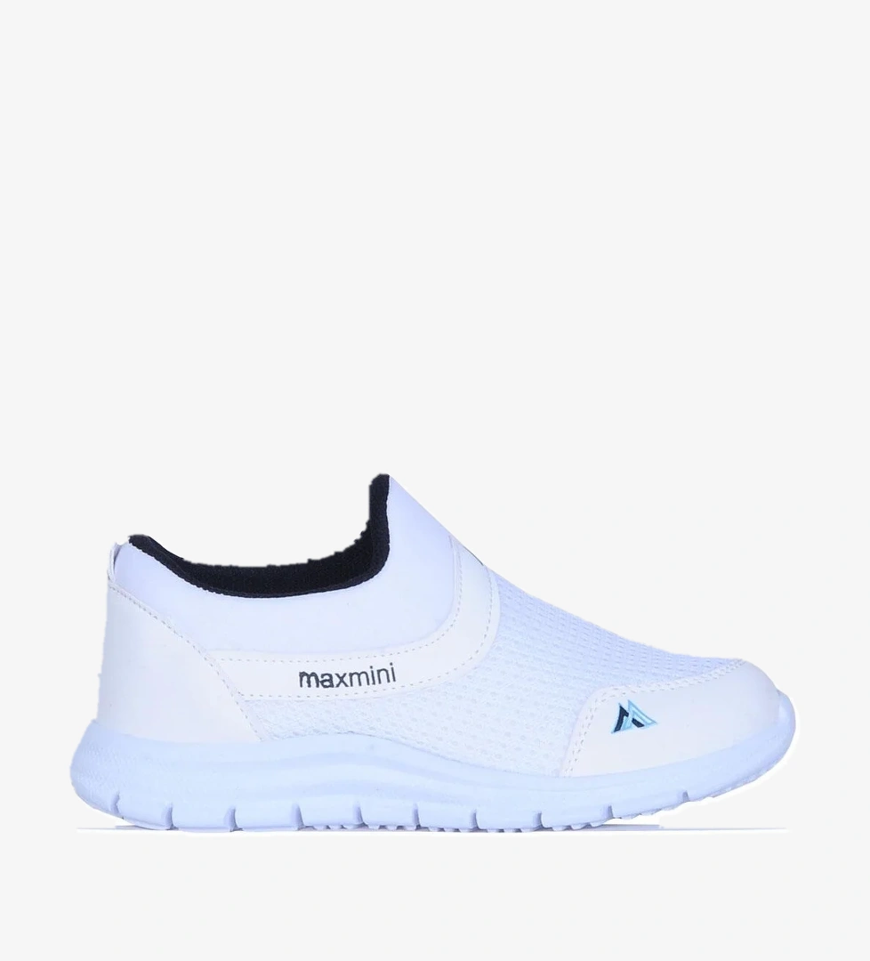 Maxmini Beyaz Bağsız Yazlık Kız Çocuk Spor Ayakkabı - Görsel 1