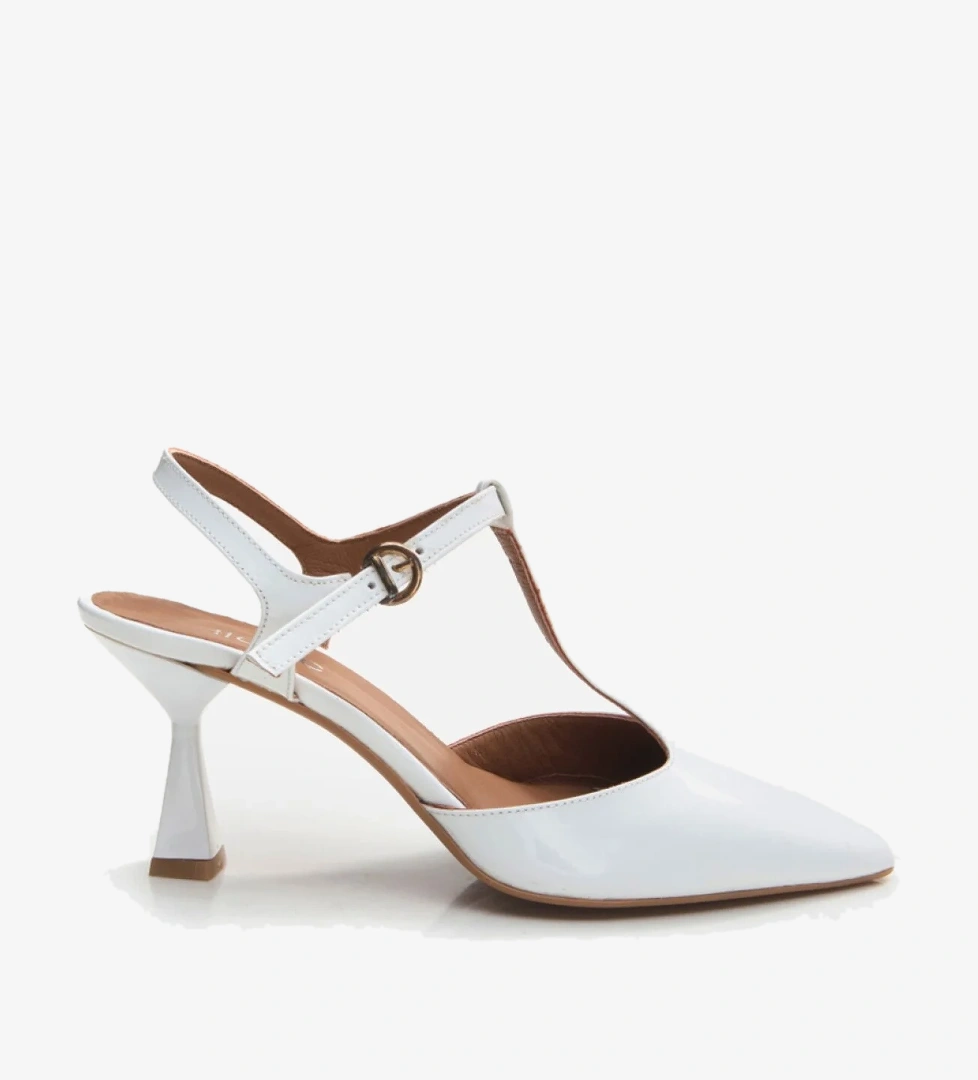 Hotiç Kadın Deri Beyaz İnce Topuklu Stiletto model görseli