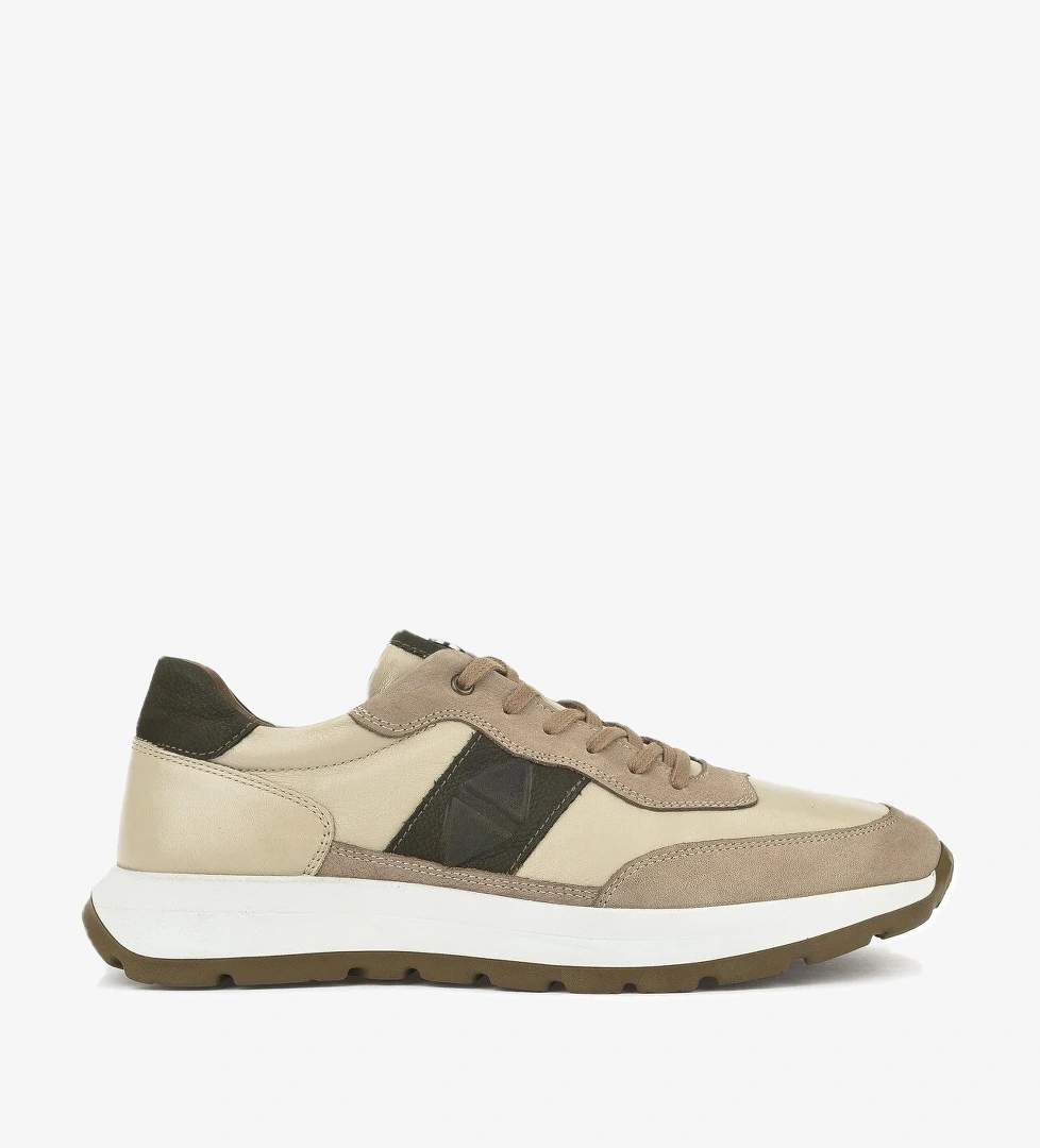 Erkek Hakiki Deri Sneaker 1531037Z2417 Bej