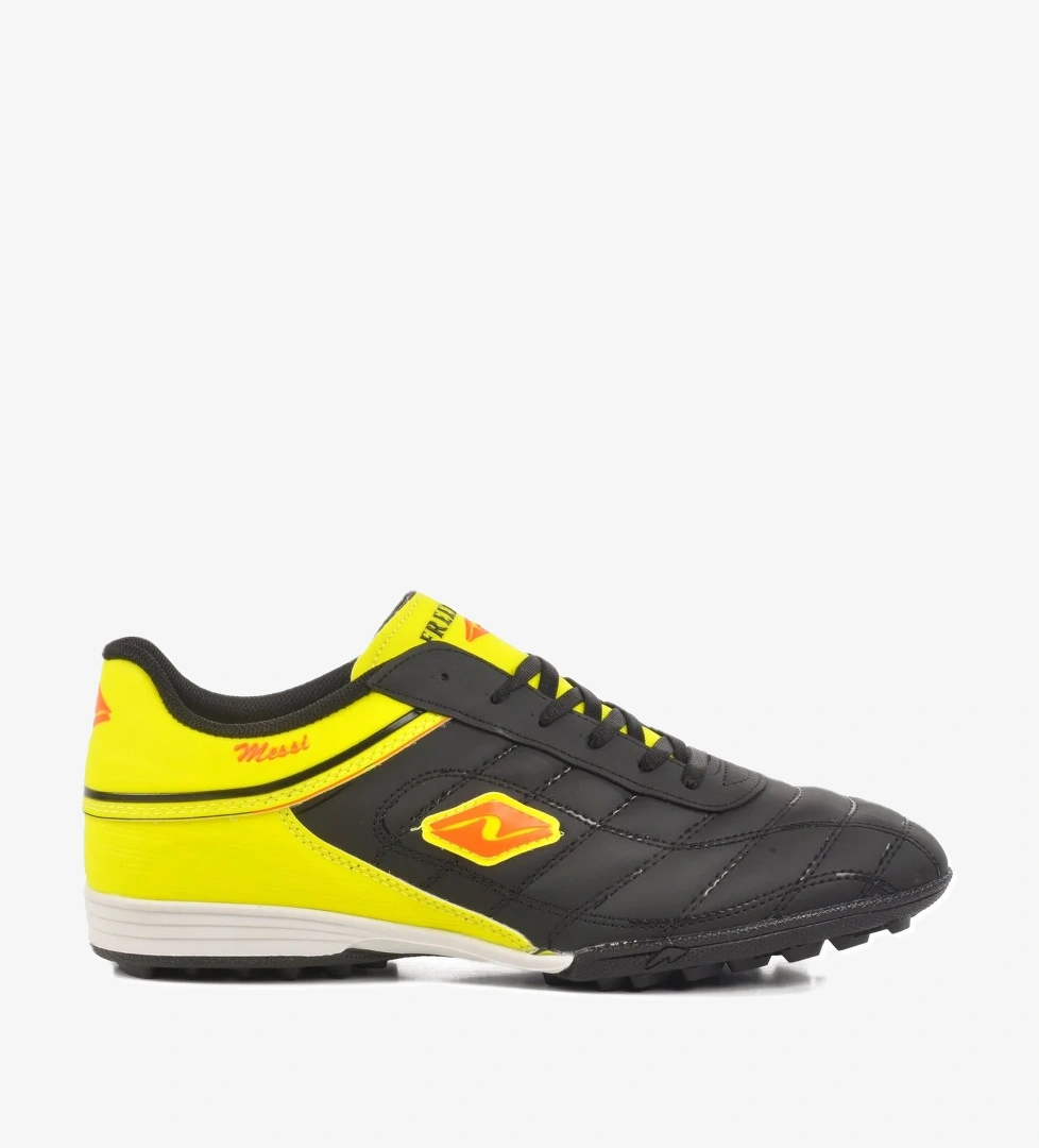 Siyah Sarı Büyük Numara Erkek Halı Saha Ayakkabısı 250 M