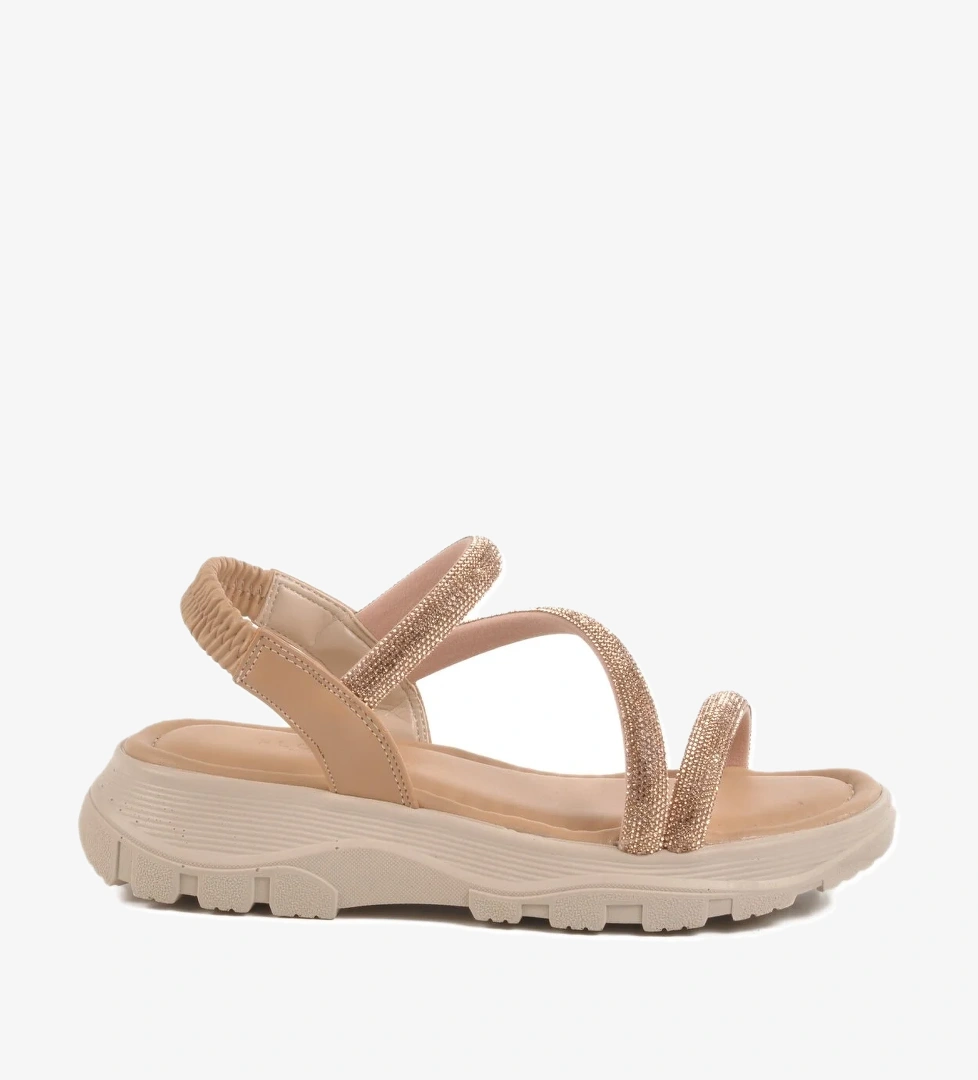 Ayakmod Taşlı Kadın Sandalet T-005 Z model görseli