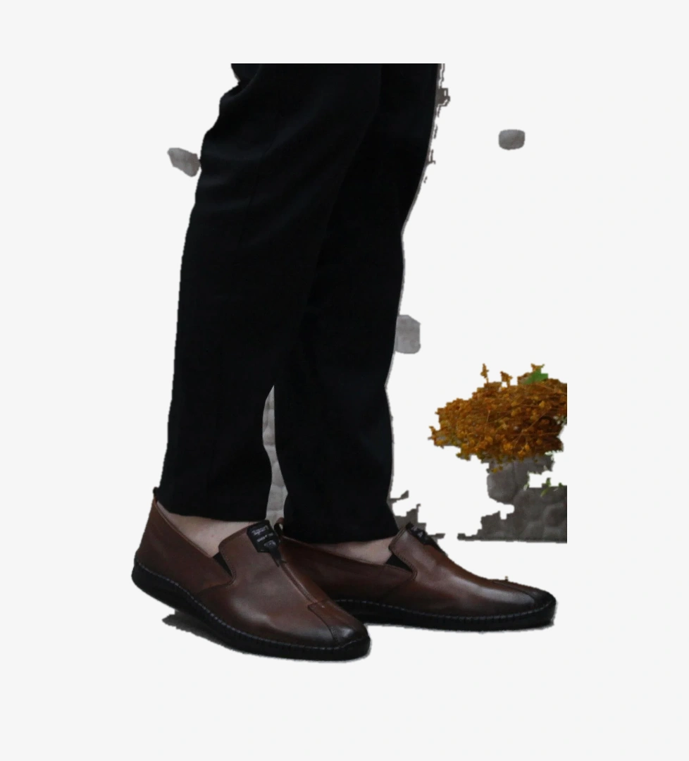 42060 Bordolli Çok Yumuşak İç Ve Dış Hakiki Deri Erkek Ayakkabı