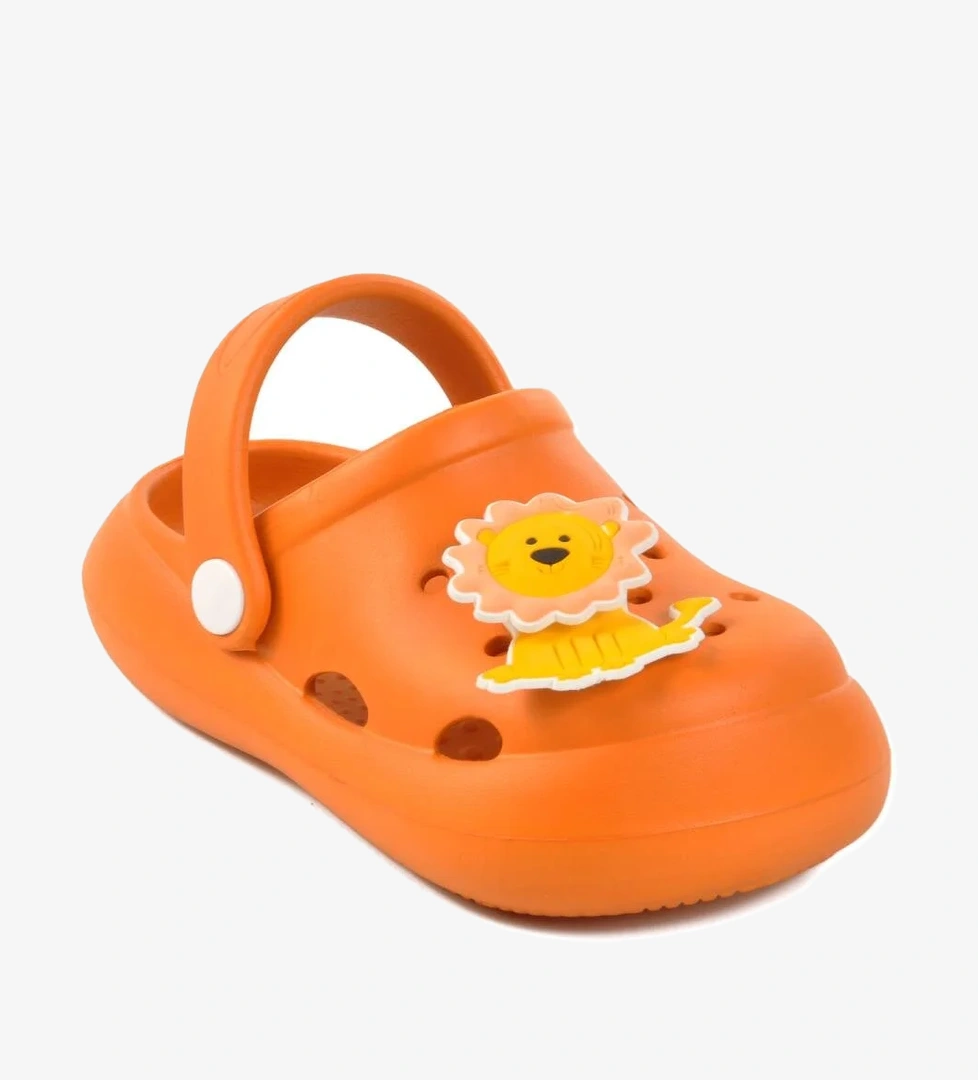 Turuncu Çocuk Sabo Terlik Yumurcak P