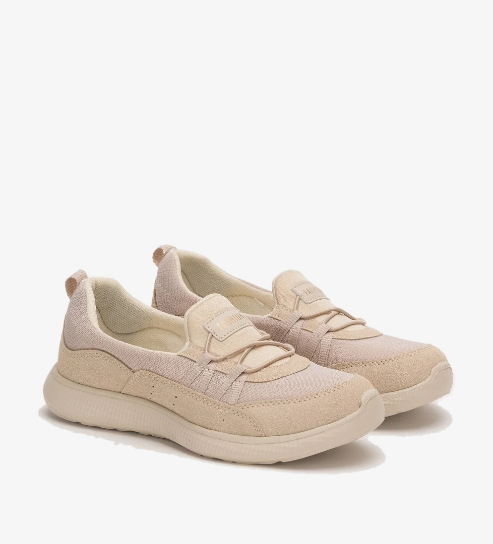 Freemax Kadın Spor Sneaker Babet Esnek, Yumuşak, Hafif, Günlük Ayakkabı Siyah model görseli