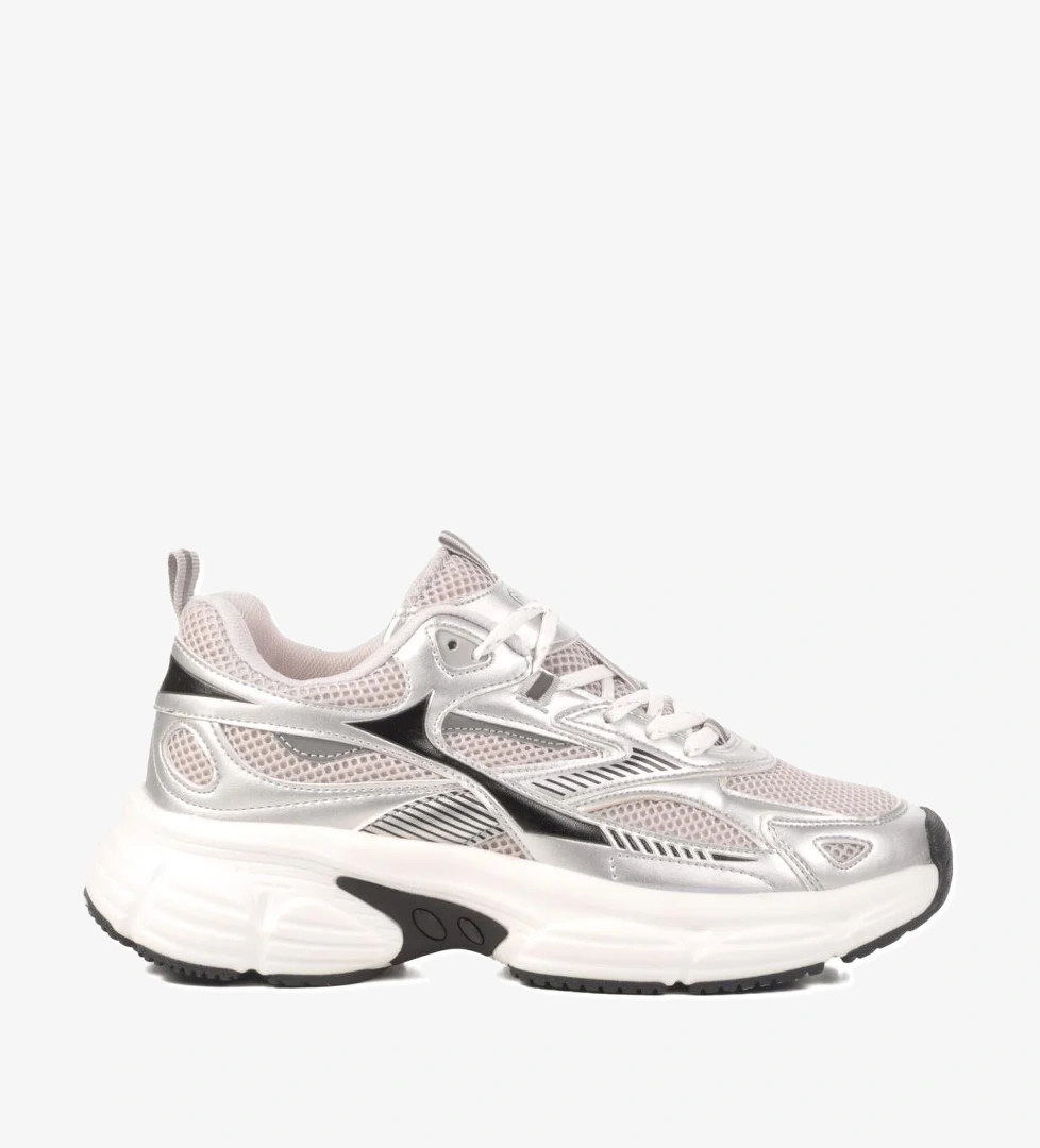 GS-251-530 Hafif Esnek Gümüş Spor Ayakkabı