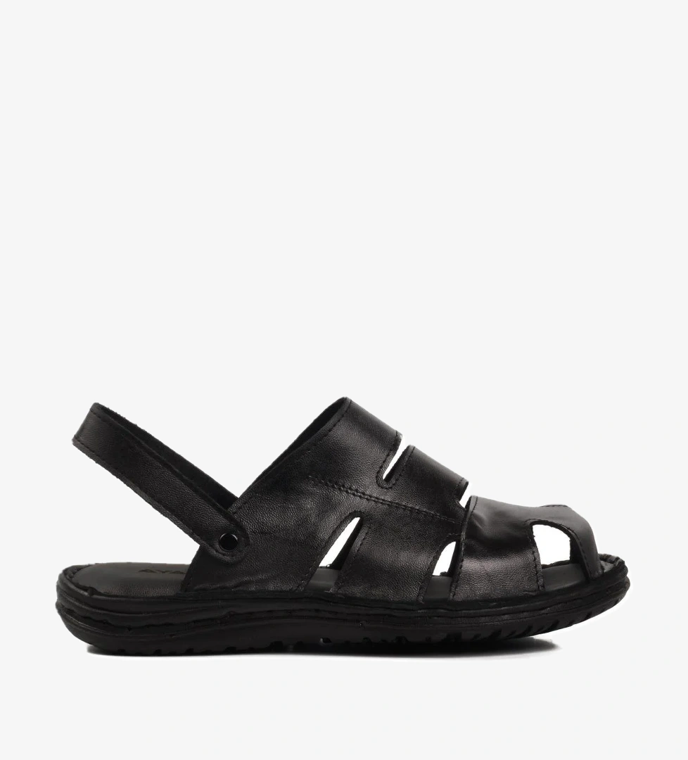 Ayakmod Siyah Erkek Sandalet 476444 M model görseli