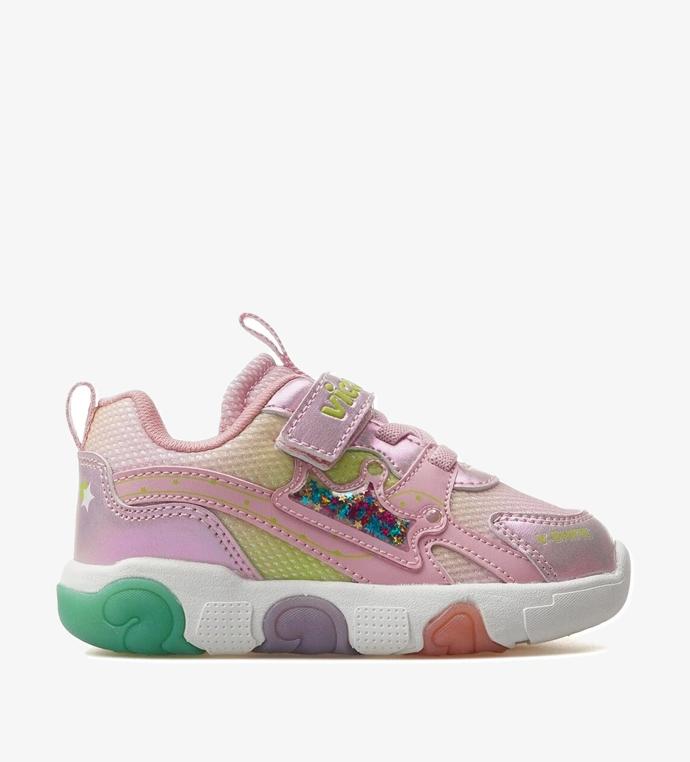 Queen Kız Çocuk Işıklı Hafif Sneaker Spor Ayakkabı 25y 346.180 Pk Pudra