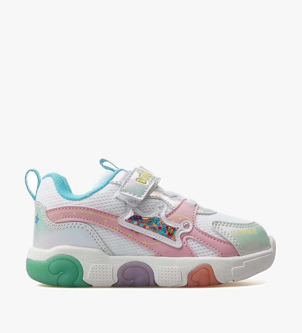 Vicco Queen Kız Çocuk Işıklı Hafif Sneaker Spor Ayakkabı 25y 346.180 Pk Beyaz model görseli