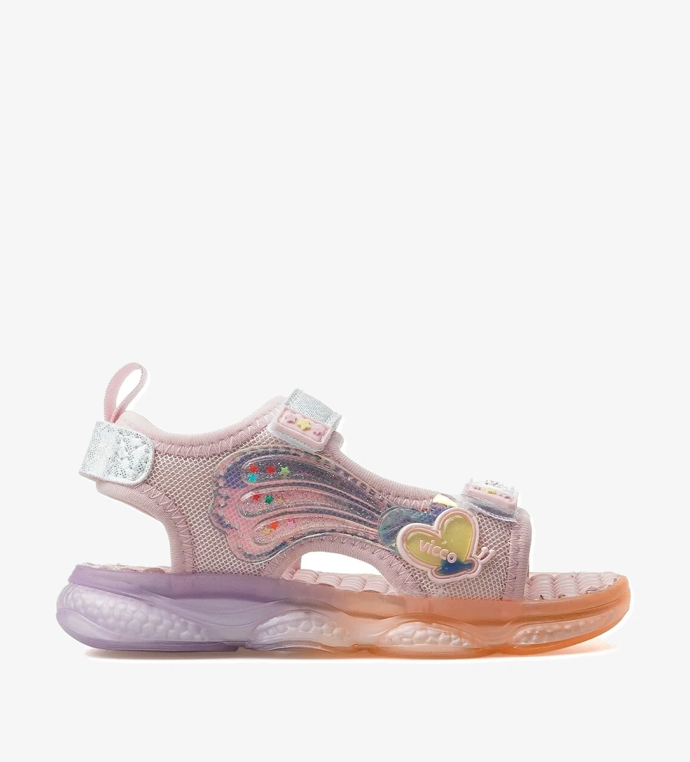 Can Kız Çocuk Işıklı Sandalet 25y 332.254 Pk Pudra