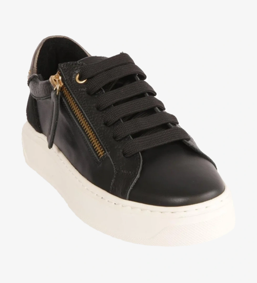 Mammamia Mammamia Siyah D25Ya-555 Kadın Deri Günlük Ayakkabı Casual Ayakkabı | Flo Siyah - 1. görsel