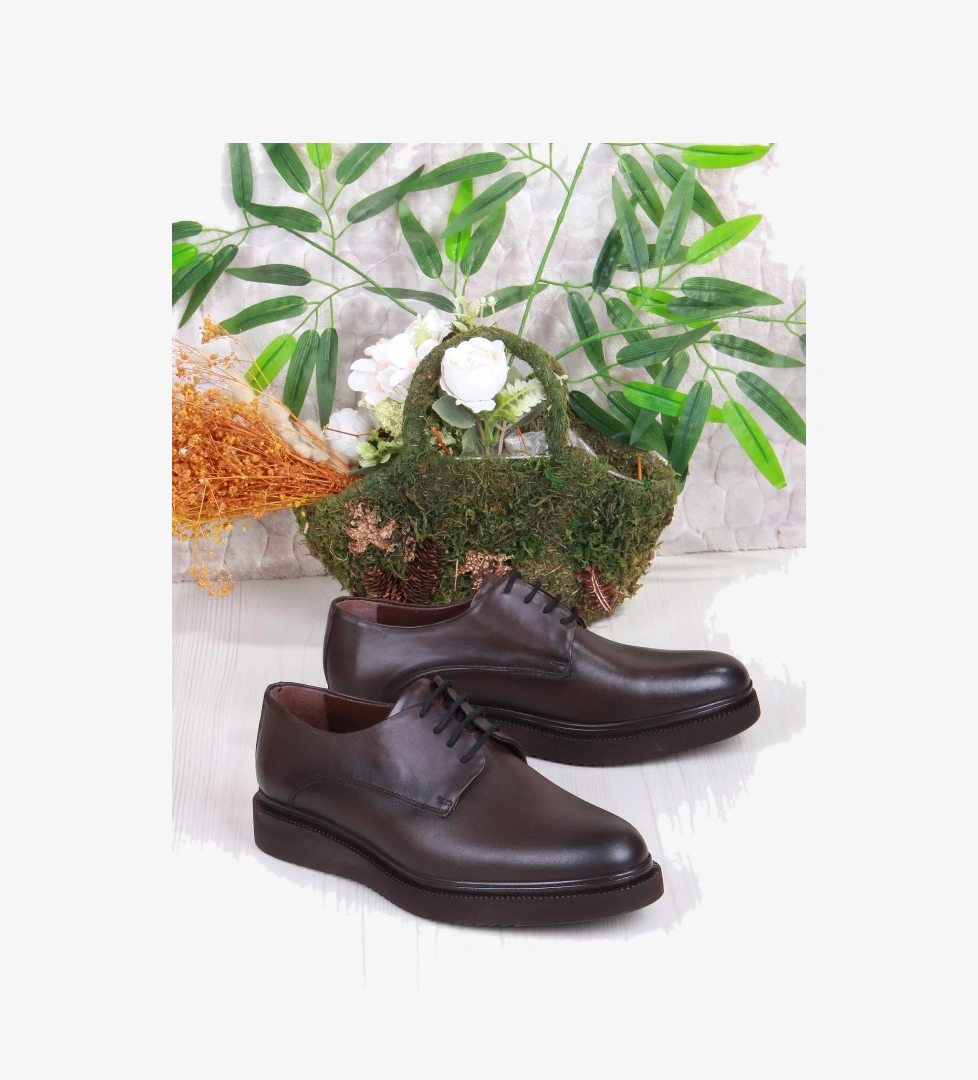 Mehmet Mete 42247 Cilt Hafif Rahat İç Ve Dış Hakiki Deri Erkek Ayakkabı model görseli