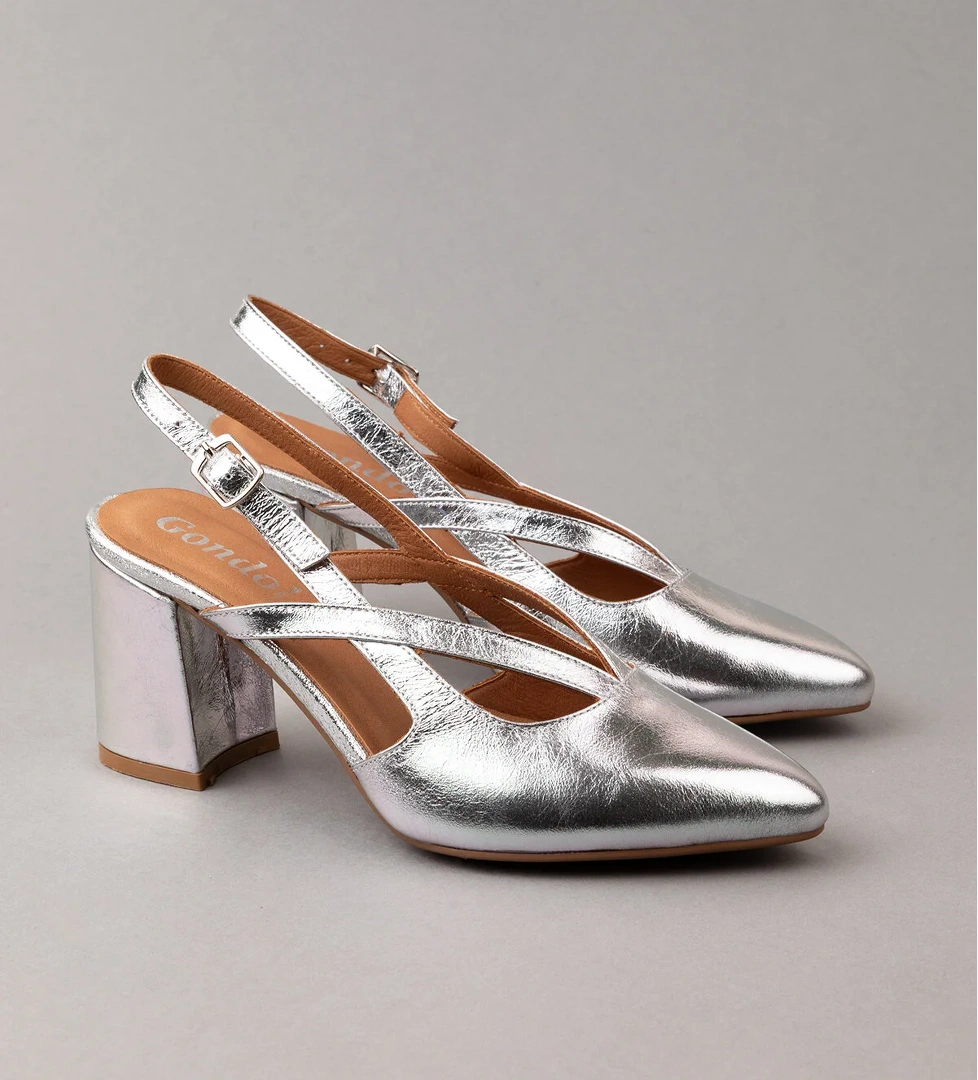 Gondol Kadın Hakiki Deri Şık Kalın Topkulu Ayakkabı anl.3361