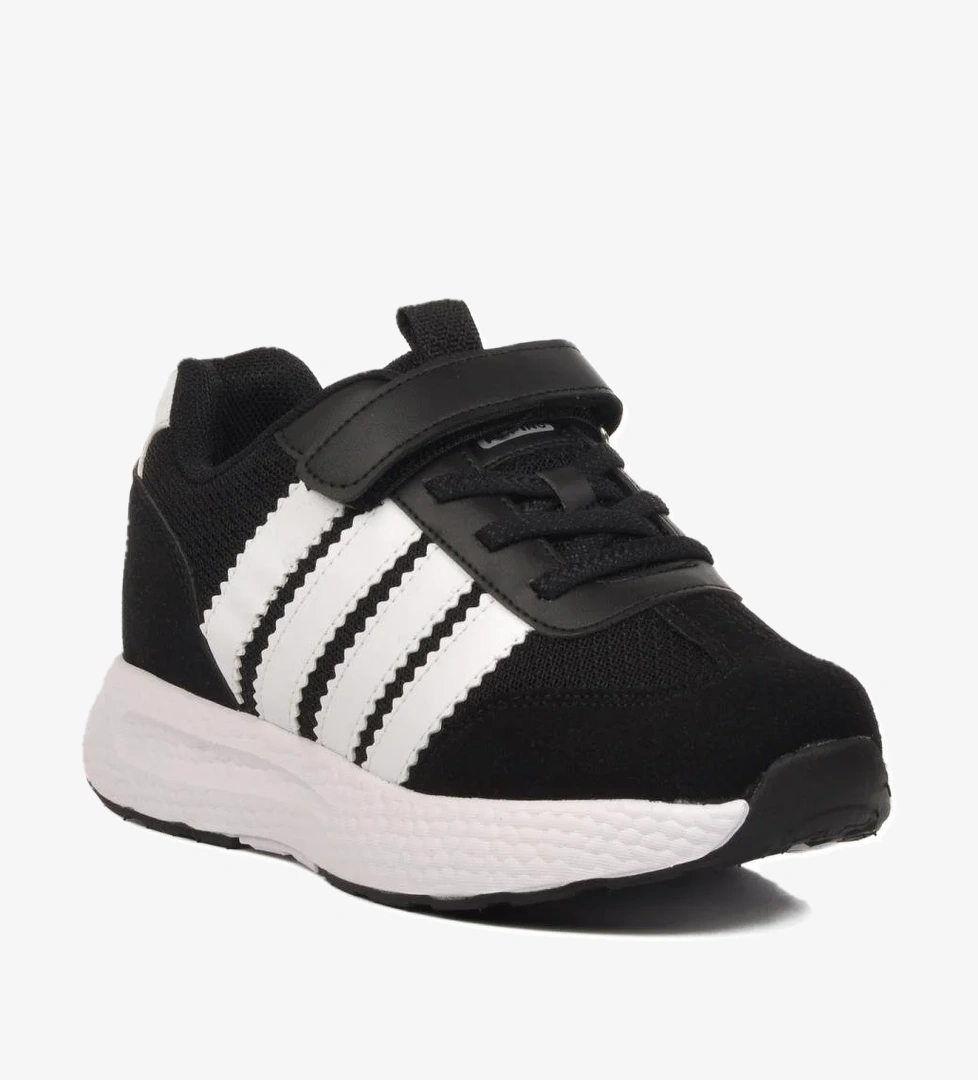 Walkway Siyah Gri Lacivert Beyaz Cırtlı Çocuk Spor Ayakkabı 1876 F model görseli