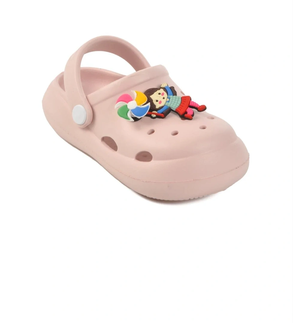 Pudra Hafif Esnek Kız Çocuk Terlik Yumurcak P