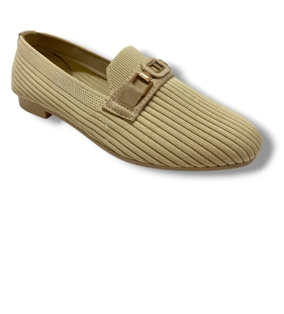 C-shoes 3106-25 Triko T Taşlı Toka Kadın Babet model görseli