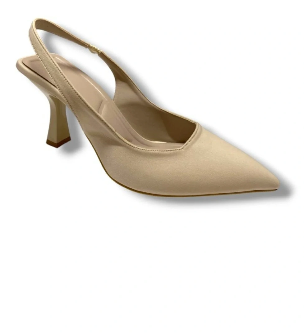 809-25 Arkası Açık Kısa Topuk Kadın Ayakkabı