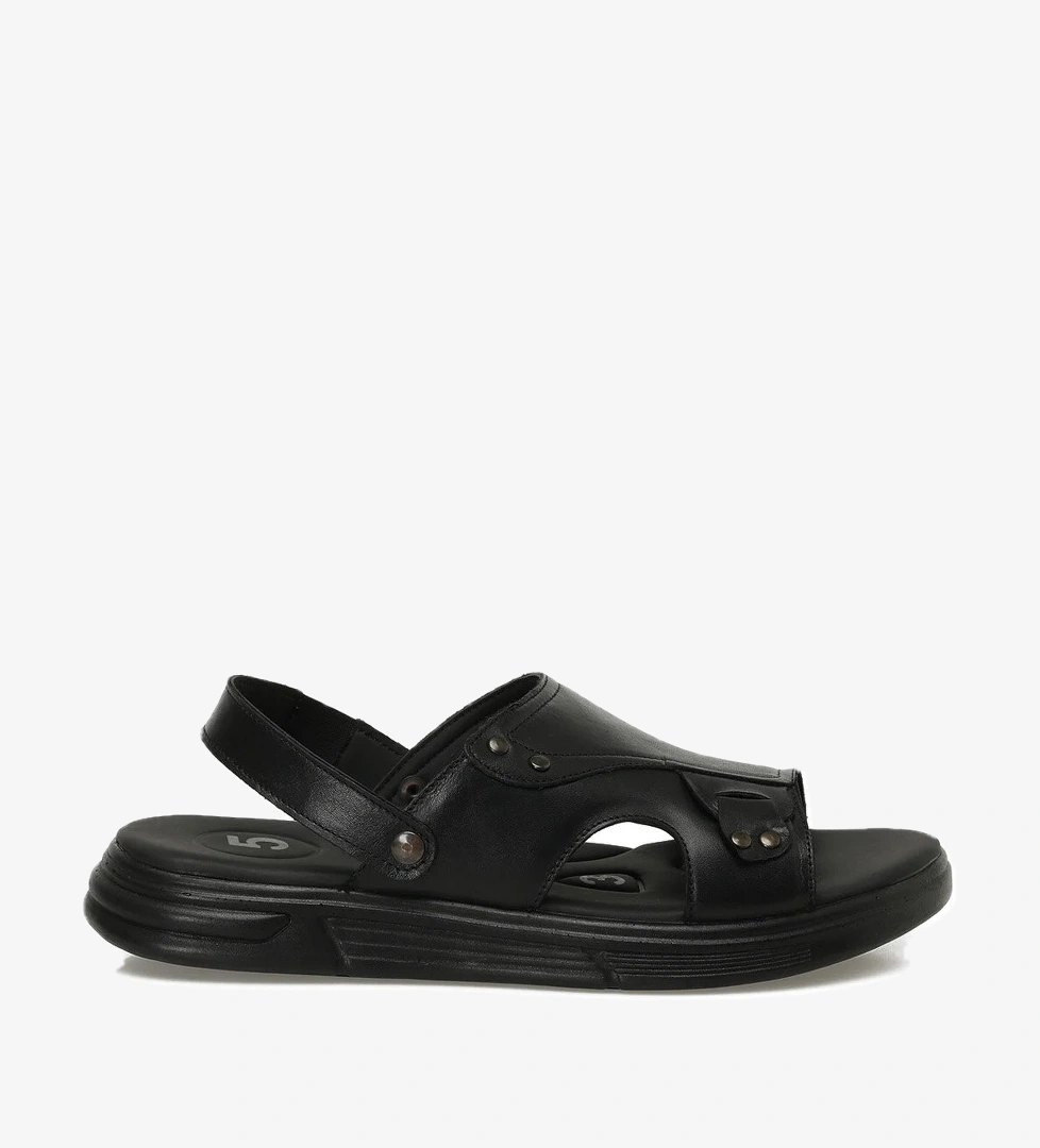 Polaris 5 Nokta 107453.M 5FX Siyah Erkek Sandalet - Görsel 1