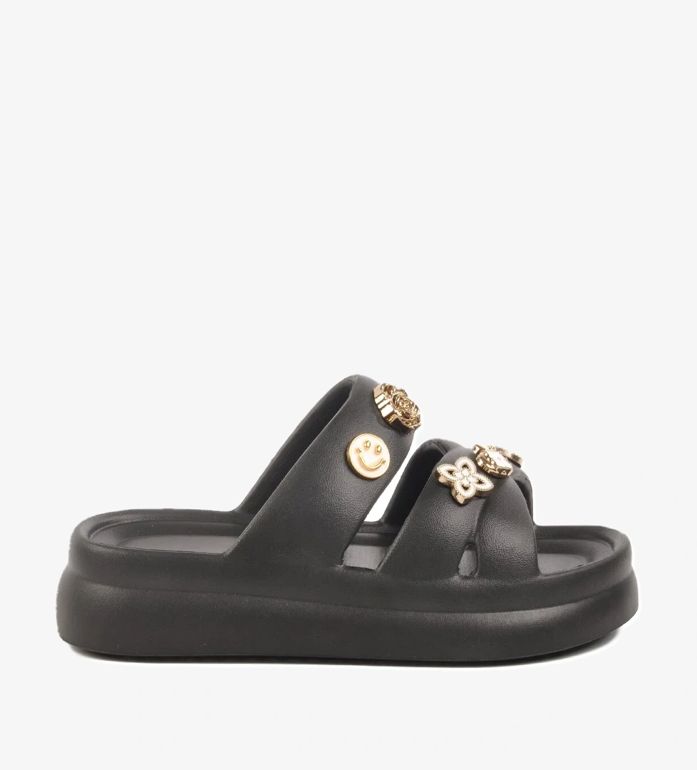 Siyah Eva Hafif Esnek Kadın Terlik 510 Z