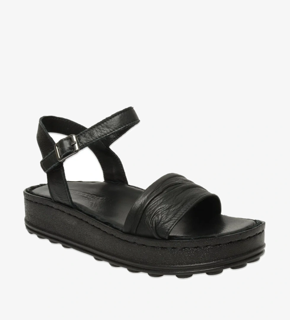 D25Ys-2590 Günlük Siyah Kadın Sandalet