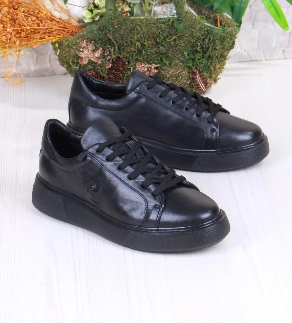 Pierre Cardin 1362002 Siyah Orijinal Ürün İç Ve Dış Hakiki Deri Sneaker Erkek Ayakkabı model görseli