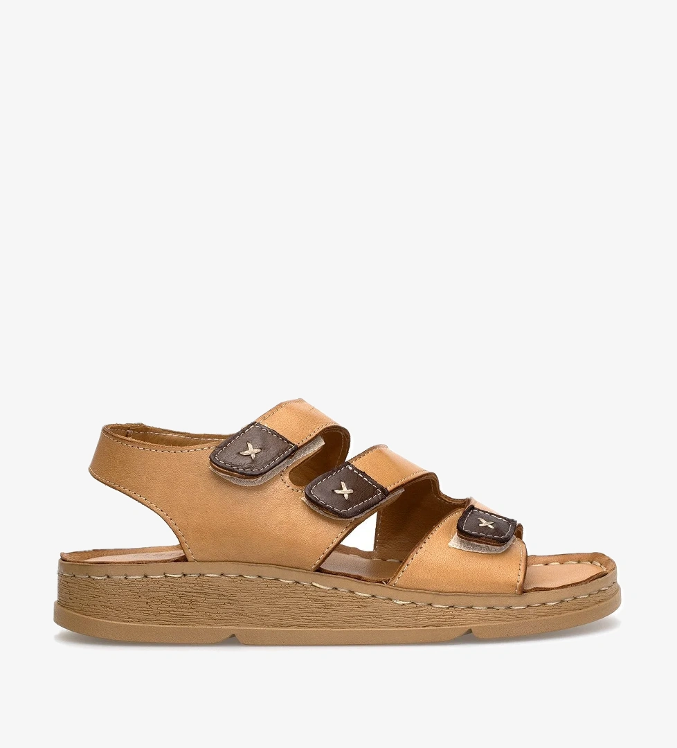 Mammamia D25ys-2450 Kadın Hakiki Deri Düz Sandalet model görseli