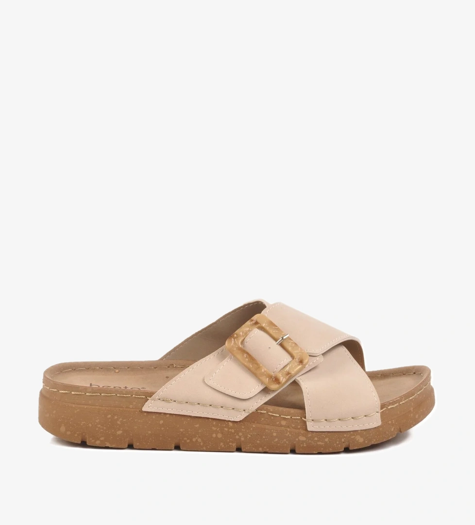 Bej Anatomik Kadın Terlik 117.001 Z