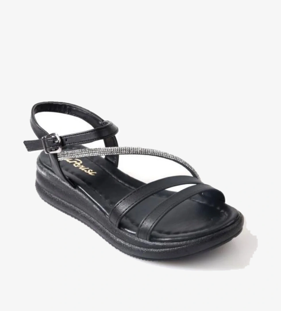 Sprs 02826 Kadın Günlük Taşlı Sandalet