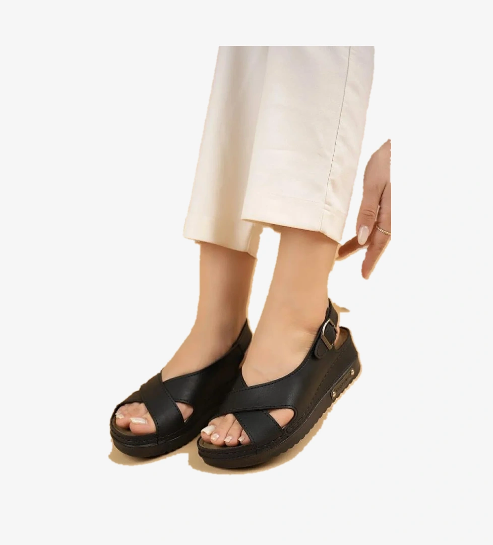 07-915 Orto pedik Kadın Günlük Sandalet