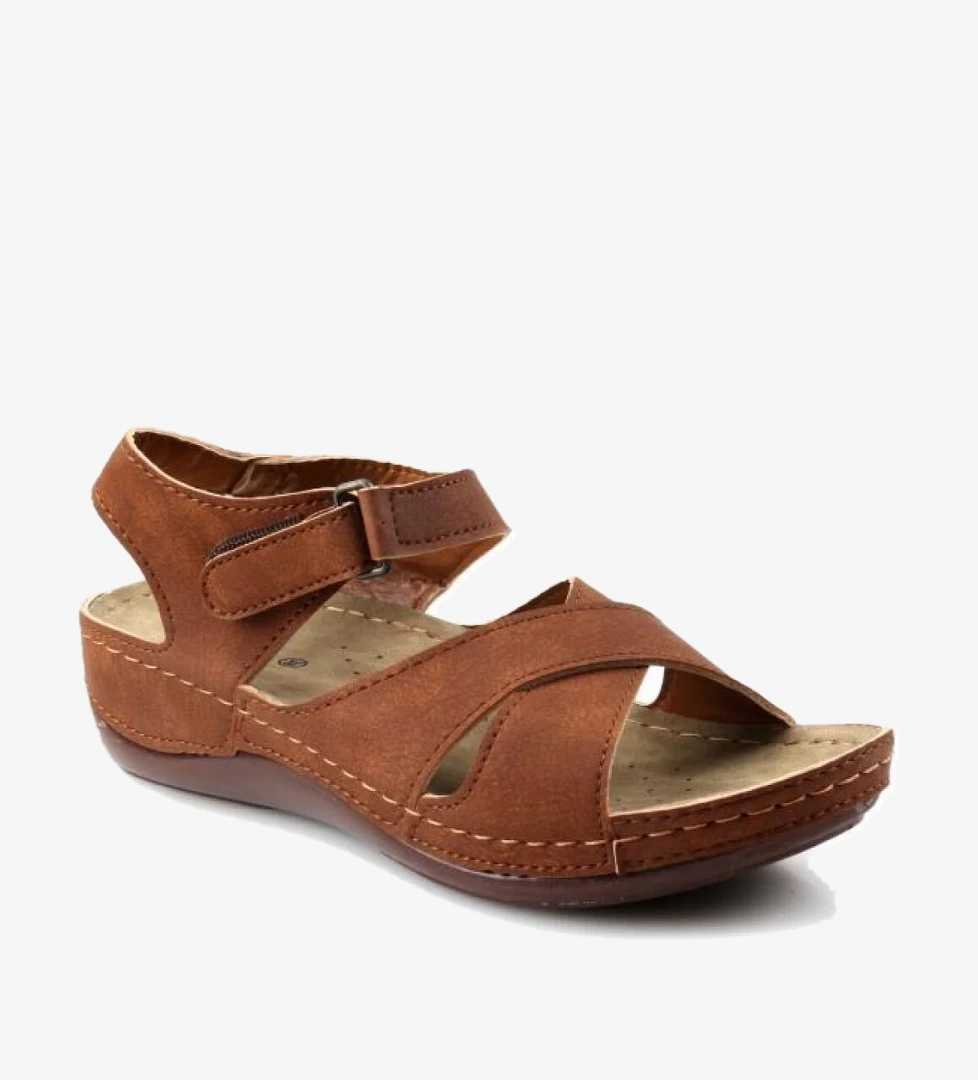 24-239 Orto pedik Kadın Günlük Sandalet - Görsel 1