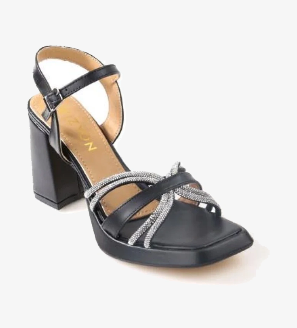 Wzy 02709 9 Cm Topuklu Kadın Sandalet Ayakkabı