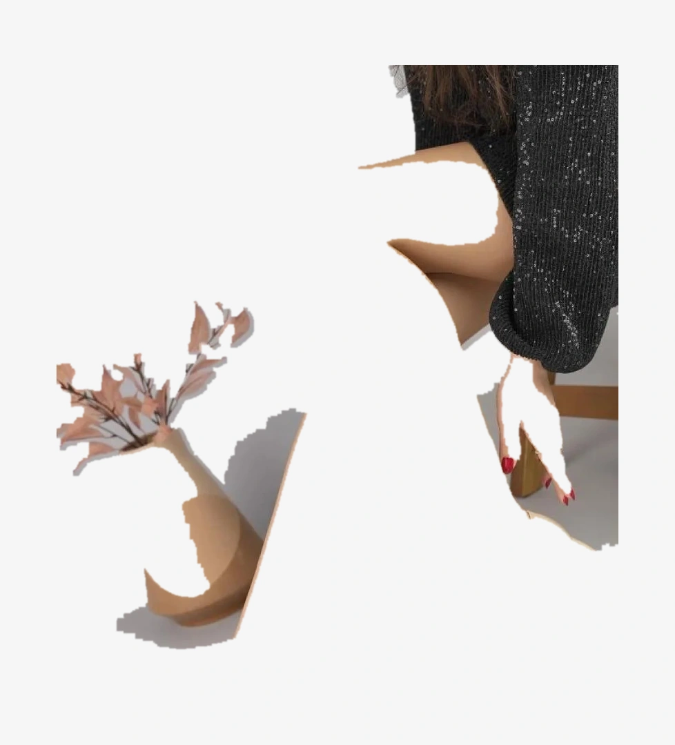 Papuçcity Gzzh 02819 3 Cm Topuklu Kadın Stiletto Ayakkabı model görseli